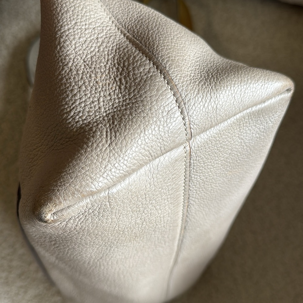 PRADA MILANO Logo Shoulder Hand Tote Bag Leather - Picture 7 of 17